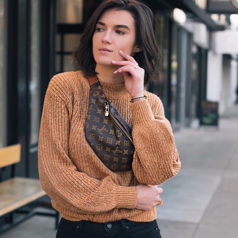 Camel Sweater h&m